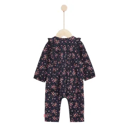 Combinaisons, Salopettes*P'tit bisou Lovely Capucine Combilongue en twill 1 mois de Print Capucine