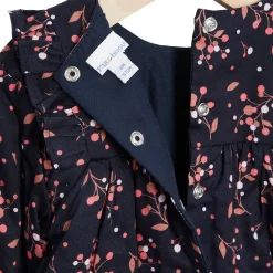 Combinaisons, Salopettes*P'tit bisou Lovely Capucine Combilongue en twill 1 mois de Print Capucine