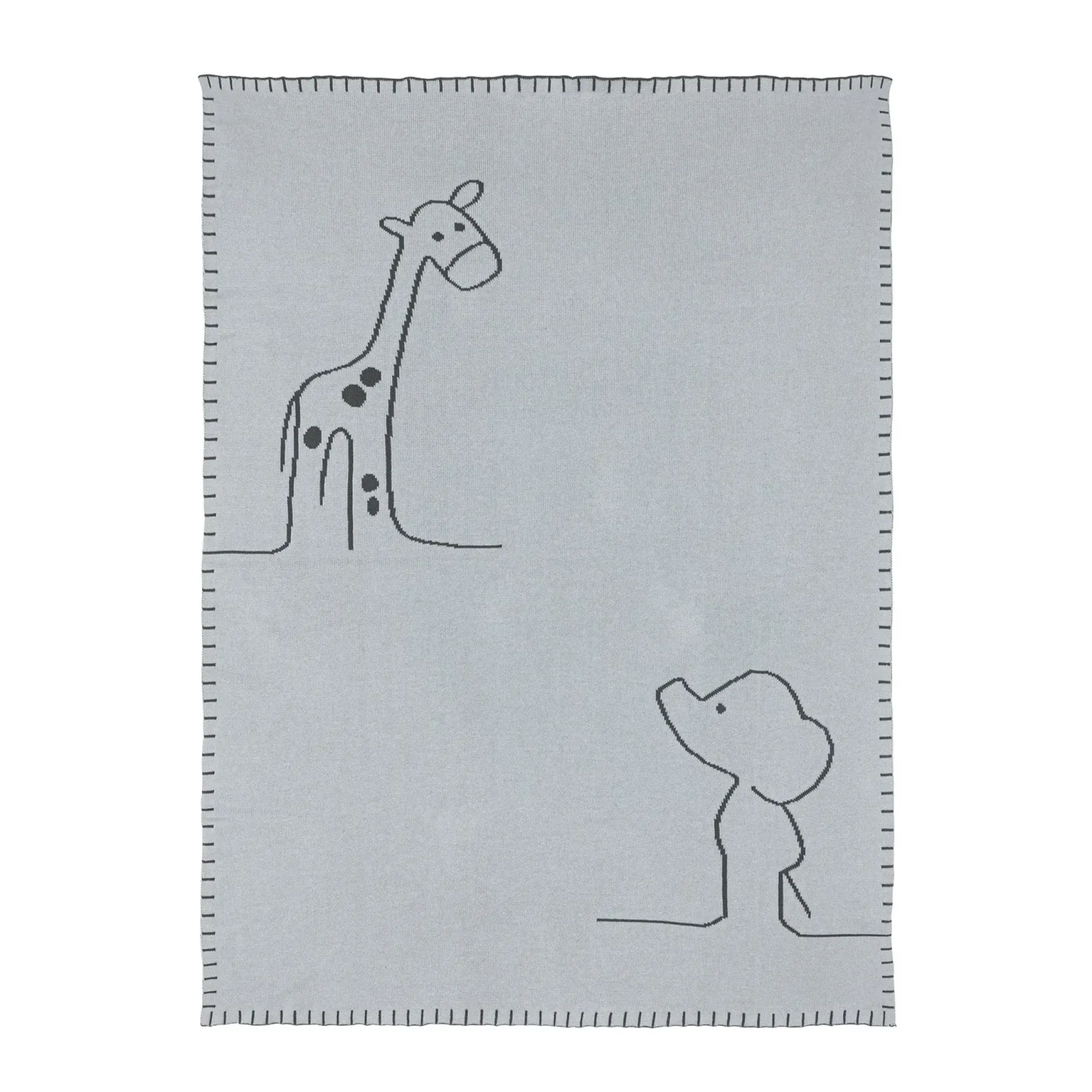 Couvertures*Nattou Luna & Axel Couverture Bébé 75 x 100 cm de Vert foncé