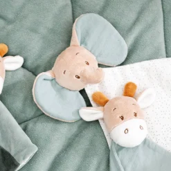 Doudous*Nattou Luna & Doudou en mousseline de Axel