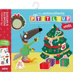 Livres*AUZOU Ma pochette d'artiste - Mes autocollants P'tit loup - Noël de