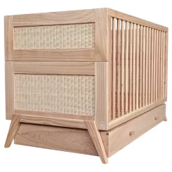 Lits 70X140 Évolutifs*Théo Marelia Lit évolutif 70 x 140 cm de Bois Naturel