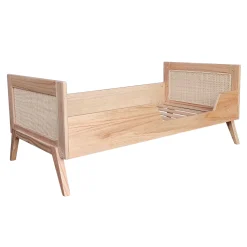 Lits 70X140 Évolutifs*Théo Marelia Lit évolutif 70 x 140 cm de Bois Naturel