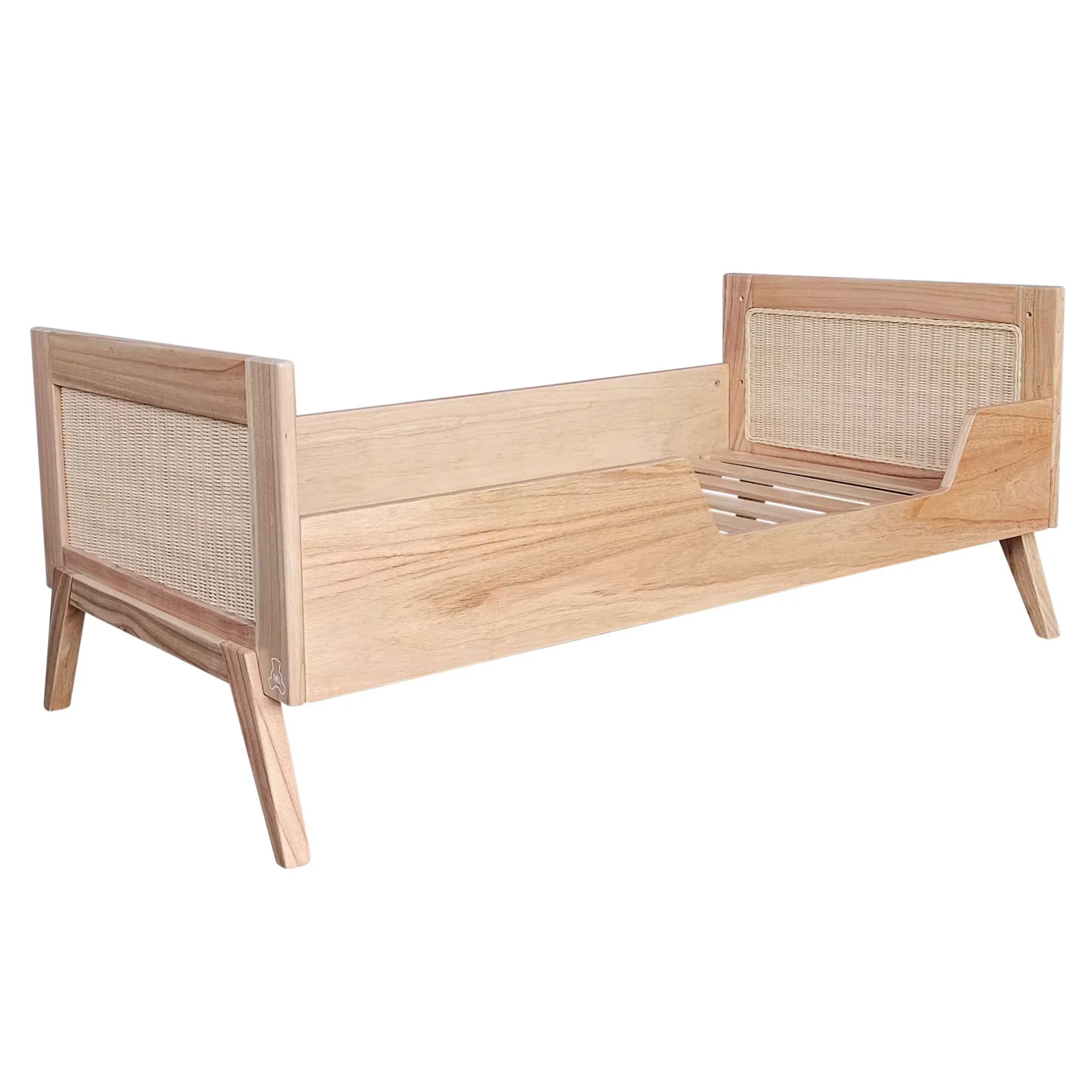 Lits 70X140 Évolutifs*Théo Marelia Lit évolutif 70 x 140 cm de Bois Naturel