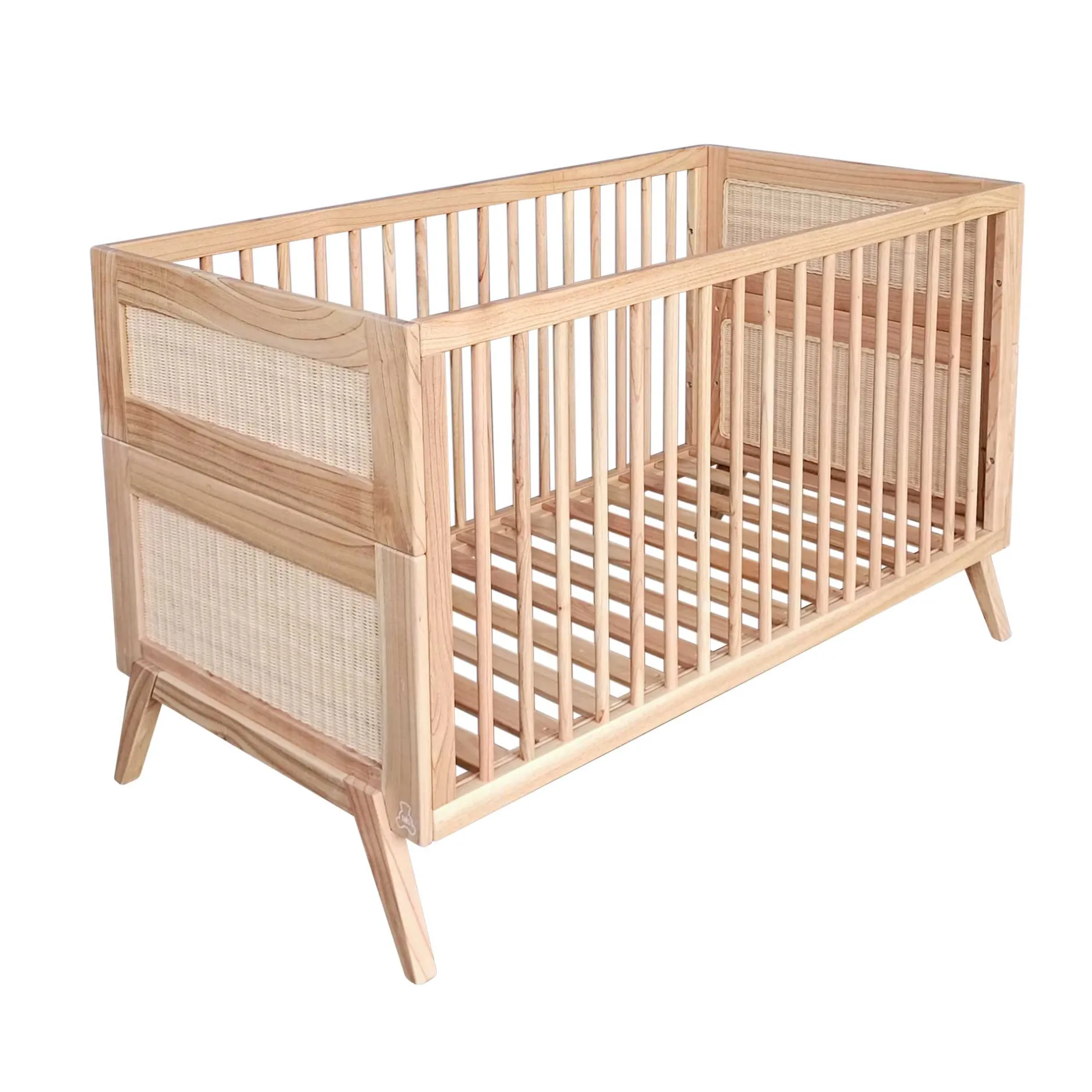 Lits 70X140 Évolutifs*Théo Marelia Lit évolutif 70 x 140 cm de Bois Naturel