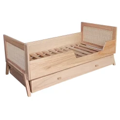 Lits 70X140 Évolutifs*Théo Marelia Lit évolutif 70 x 140 cm de Bois Naturel