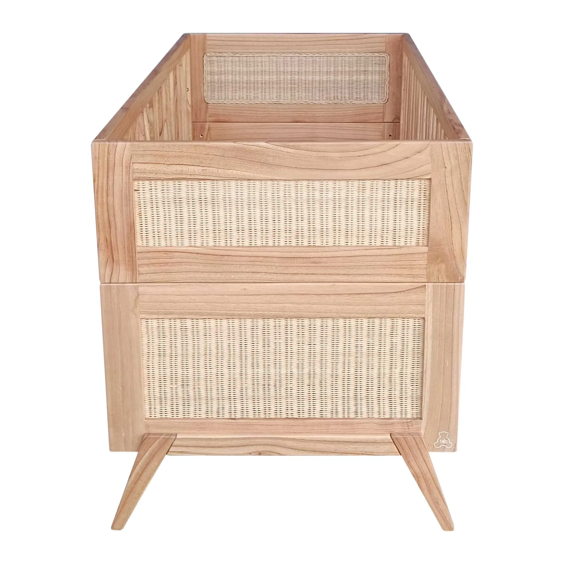 Lits 70X140 Évolutifs*Théo Marelia Lit évolutif 70 x 140 cm de Bois Naturel