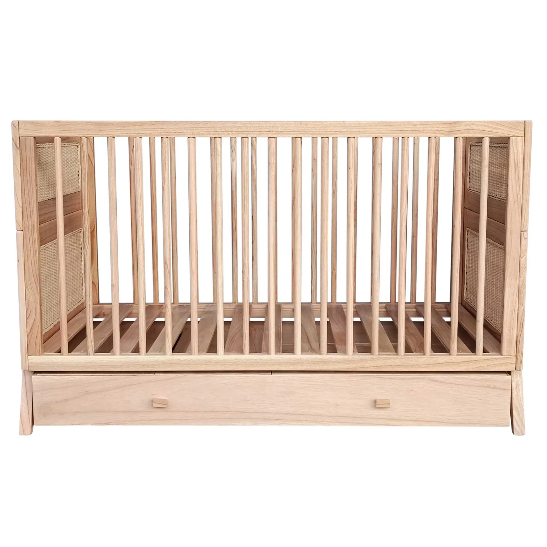 Lits 70X140 Évolutifs*Théo Marelia Lit évolutif 70 x 140 cm de Bois Naturel