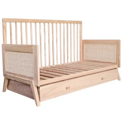 Tiroirs De Lit*Théo Marelia Tiroir lit 70 x 140 cm de Bois Naturel