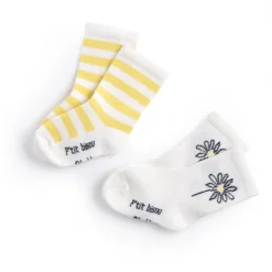 Chaussettes, Collants, Chaussons*P'tit bisou Marin Poétique Lot de 2 paires de chaussettes de Milk