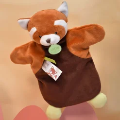 Peluches Marionnettes*Doudou et Compagnie Marionnette à main Panda roux 25 cm de