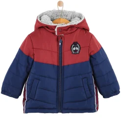 Vestes, Manteaux, Pilotes*Marèse Marsala club house doudoune de bleu et rouge