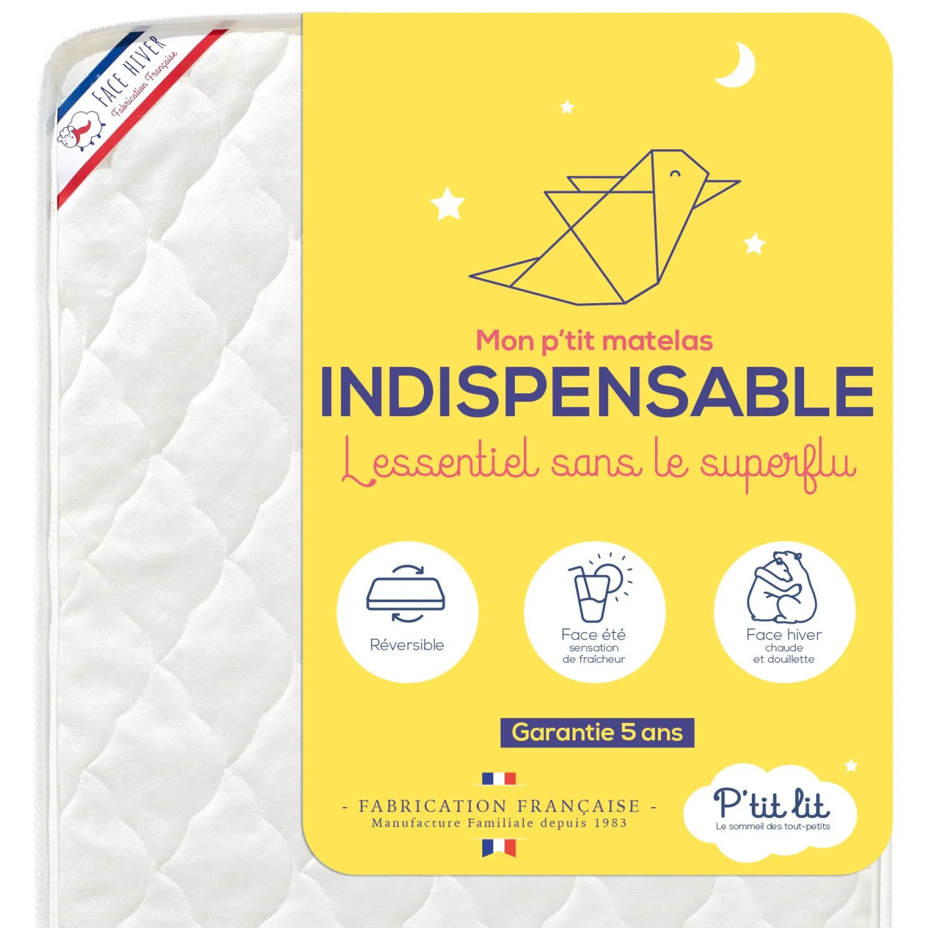 Matelas*P'tit lit Matelas Bébé Indispensable de