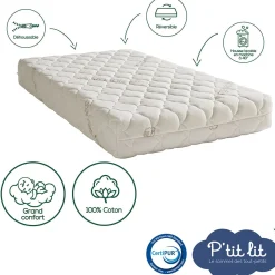 Matelas*P'tit lit Matelas coton bio de