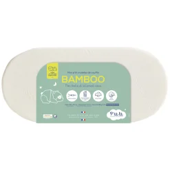 Matelas*P'tit lit Matelas de couffin bambou de Ecru