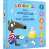 Livres*AUZOU Mes Comptines pour bien grandir avec P'tit Loup de