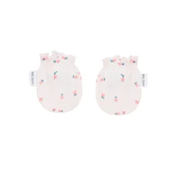 Bonnets, Moufles, Chaussons|Vêtements Naissance*P'tit bisou Mes Essentiels Lot 2 Moufles de Rose