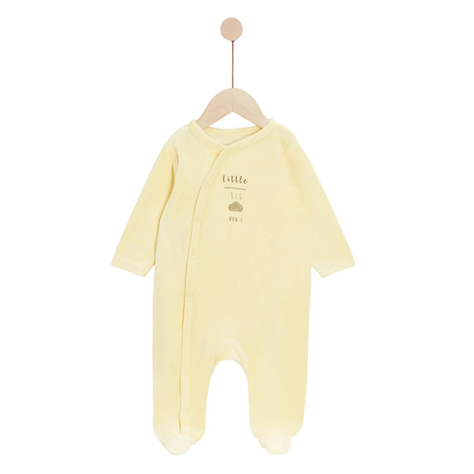 Vêtements Naissance|Pyjamas*P'tit bisou Mes Essentiels Pyjama de Jaune Meringue