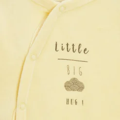 Vêtements Naissance|Pyjamas*P'tit bisou Mes Essentiels Pyjama de Jaune Meringue