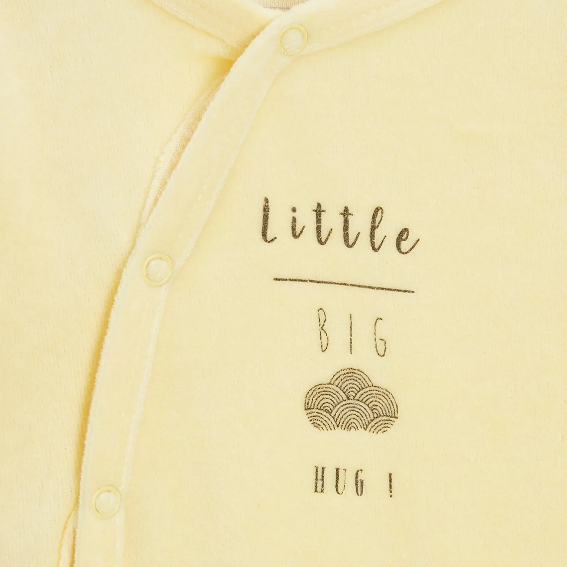 Vêtements Naissance|Pyjamas*P'tit bisou Mes Essentiels Pyjama de Jaune Meringue