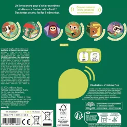 Livres*AUZOU Mes premiers sonores - Mes comptines de la forêt de