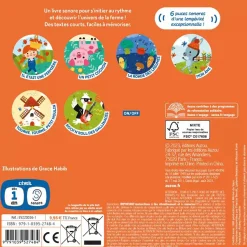 Livres*AUZOU Mes premiers sonores - Mes comptines de la ferme de