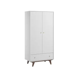 Armoires 2 Portes*Vox Mid Armoire 2 portes de Blanc/Noix