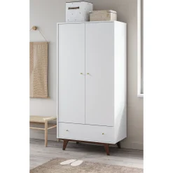 Armoires 2 Portes*Vox Mid Armoire 2 portes de Blanc/Noix