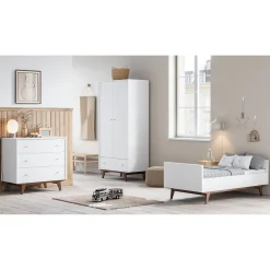 Armoires 2 Portes*Vox Mid Armoire 2 portes de Blanc/Noix