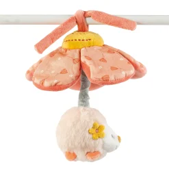 Peluches Musicales*Nattou Mila, Zoé & Lana Peluche Vibrante Fleur de Corail