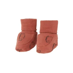 Bonnets, Moufles, Chaussons|Vêtements Naissance*Marèse Milk Caramel Chaussons de Ourson Brown