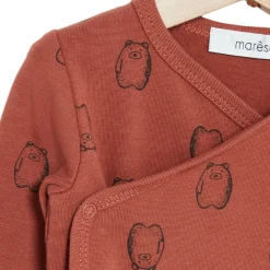 Vêtements Naissance*Marèse Milk Caramel Lot 2 Bodies de Ours