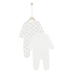 Pyjamas|Vêtements Naissance*Marèse Milk Caramel Lot 2 Pyjamas de Écru