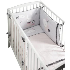 Edredons*Sauthon Baby's Sweet Home Miss Fleur de Lune édredon 60x120cm de Rose