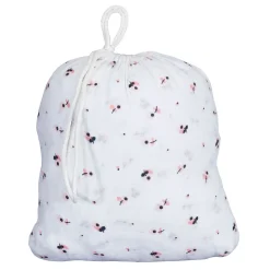 Draps Housses*Sauthon Baby's Sweet Home Miss Fleur de Lune Lot de 2 Draps Housses 65 x 130 cm de Blanc