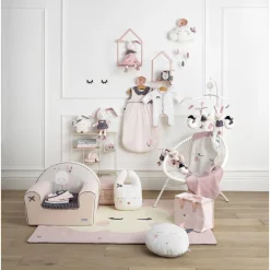 Gigoteuses & Nids D'Ange*Sauthon Baby's Sweet Home Miss Fleur de Lune sac nid Petit modèle de Rose
