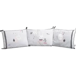 Tours De Lit*Sauthon Baby's Sweet Home Miss Fleur de Lune tour de lit de Rose