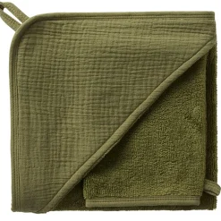 Sorties De Bain*BB&Co Mix & Match Cape de bain + Gant de Fougère