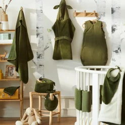 Sorties De Bain*BB&Co Mix & Match Cape de bain + Gant de Fougère