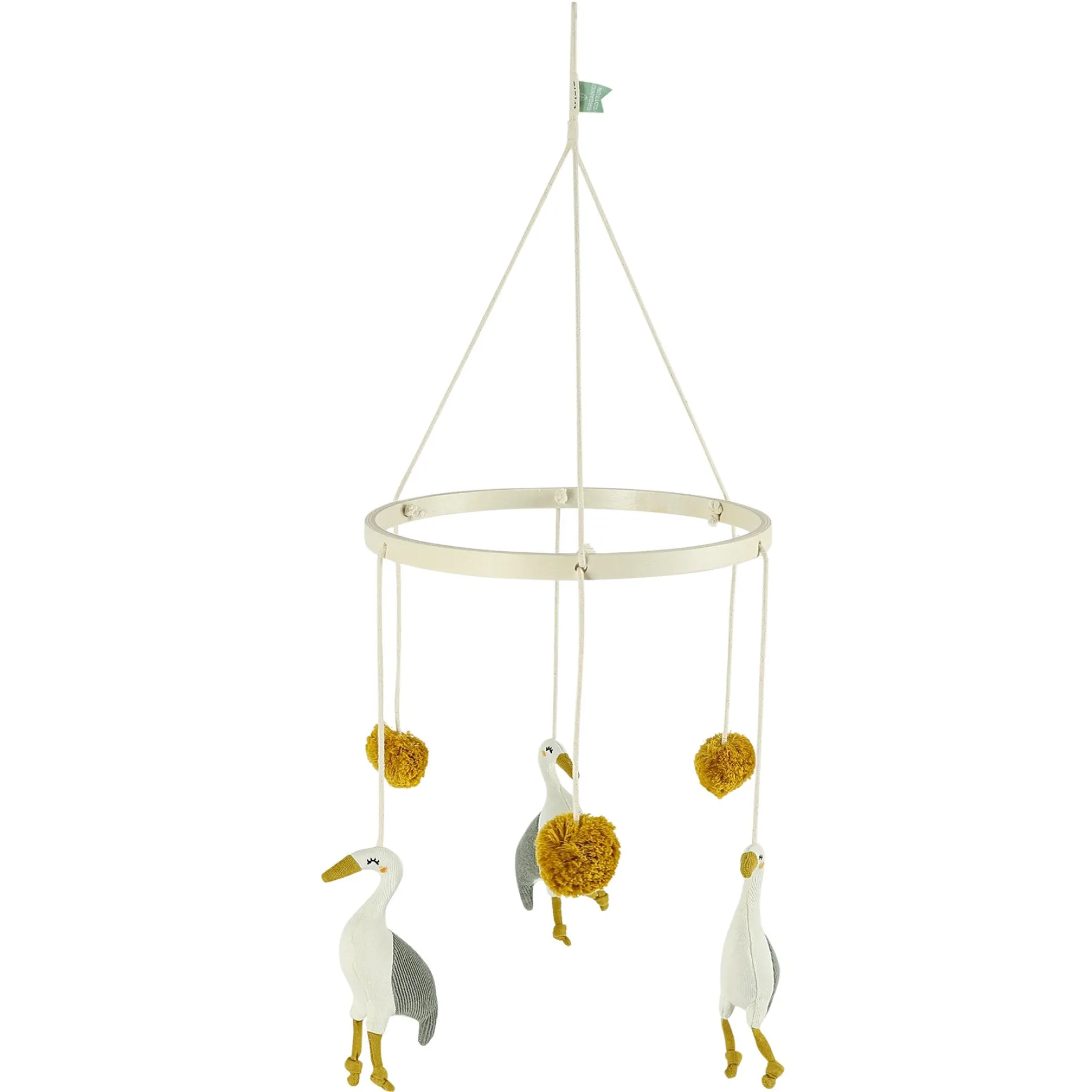 Mobiles*Trixie Mobile Héron de Blanc