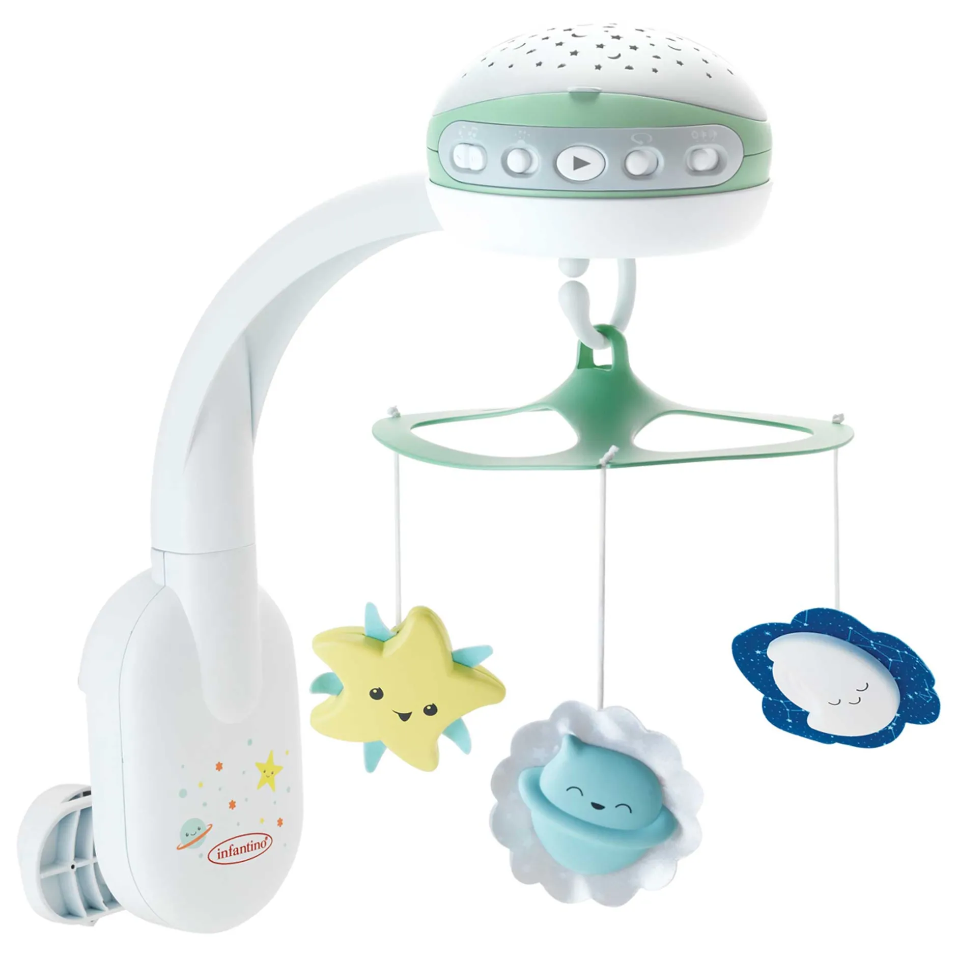 Mobiles*Infantino Mobile Musical Projecteur 3en1 de Menthe