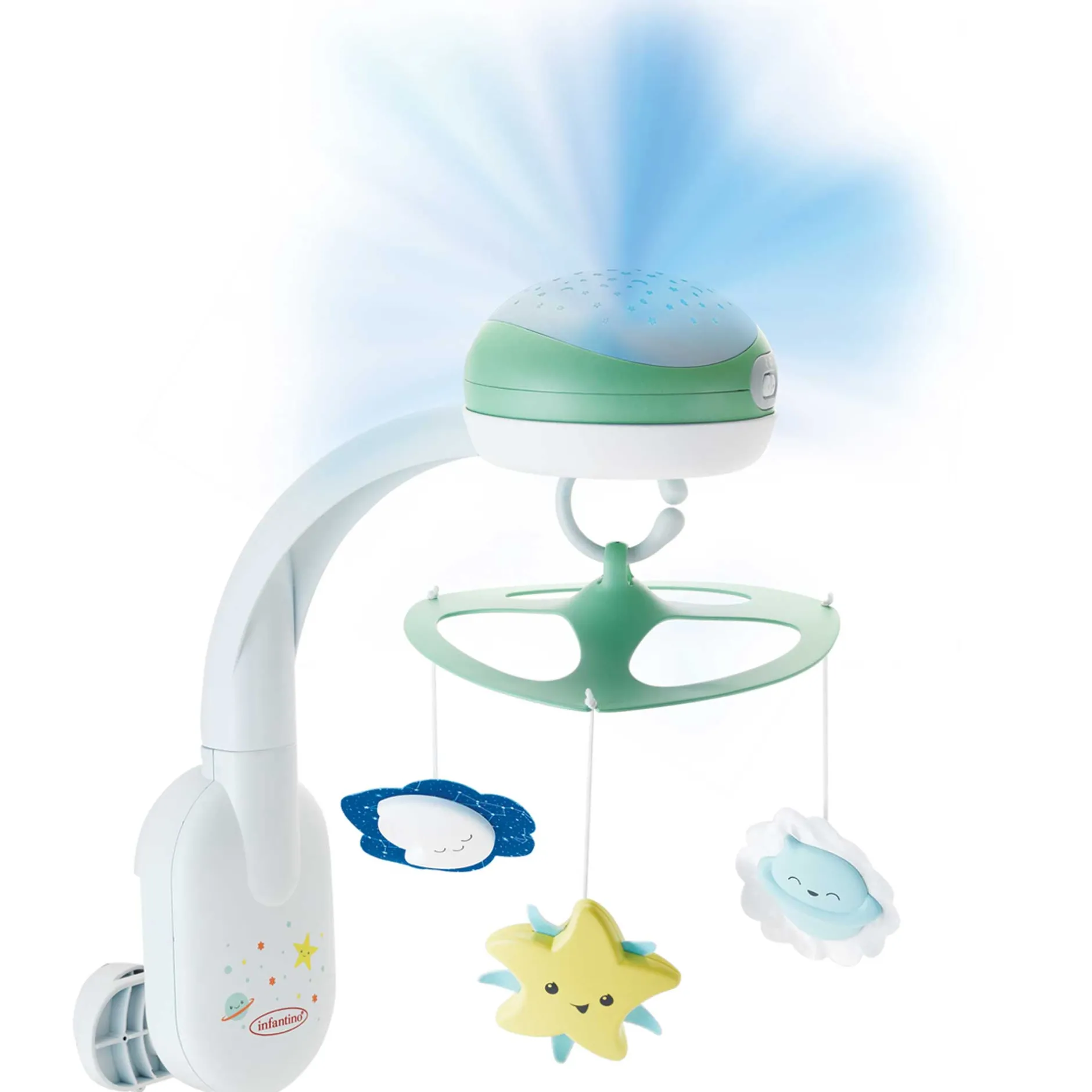 Mobiles*Infantino Mobile Musical Projecteur 3en1 de Menthe