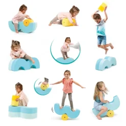 Jouets D'Activités*Ludi Modules de motricité de Bleu / Jaune