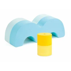 Jouets D'Activités*Ludi Modules de motricité de Bleu / Jaune