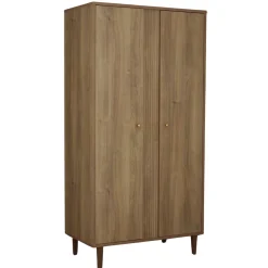 Armoires 2 Portes*Sauthon Baby's Sweet Home Mokka Armoire 2 portes de Chêne / Mokka