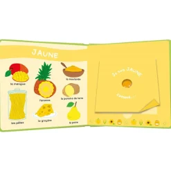 Livres*AUZOU Mon livre des odeurs et des couleurs de Le marché