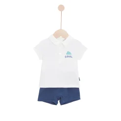Pantalons, Shorts|T-Shirts, Polos, Chemises*P'tit bisou Mon Petit Nuage Ensemble 2 pièces de Nuage bleu
