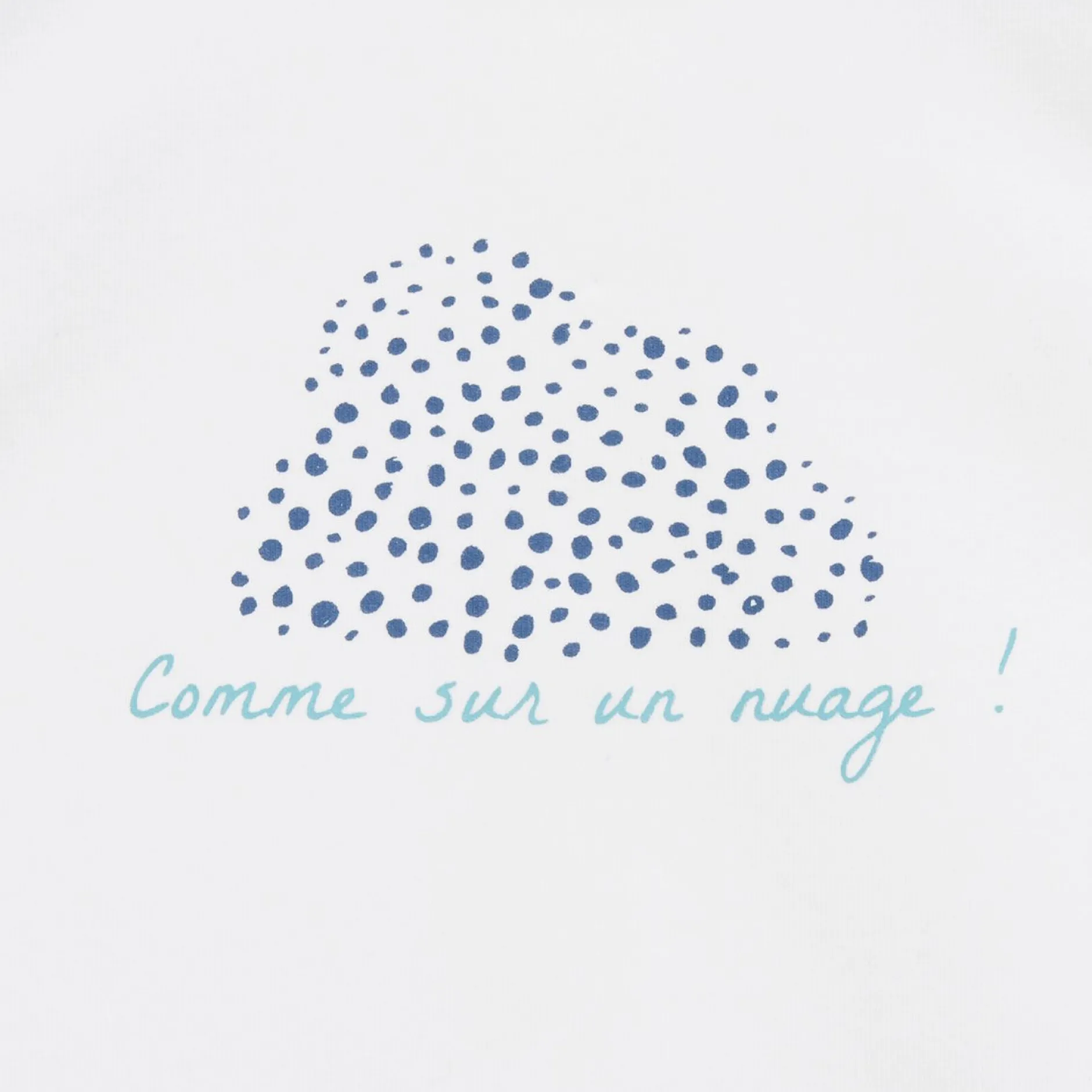 Pantalons, Shorts|T-Shirts, Polos, Chemises*P'tit bisou Mon Petit Nuage Ensemble 2 pièces 1 mois de Nuage bleu
