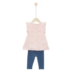 Pantalons, Shorts, Leggings|Robes, Jupes*P'tit bisou Mon Petit Nuage Ensemble 2 pièces de Nuage rose