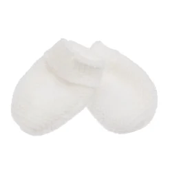 Collection Tricot|Bonnets, Moufles, Chaussons*P'tit bisou Moufles bio collection Tricot de Blanc